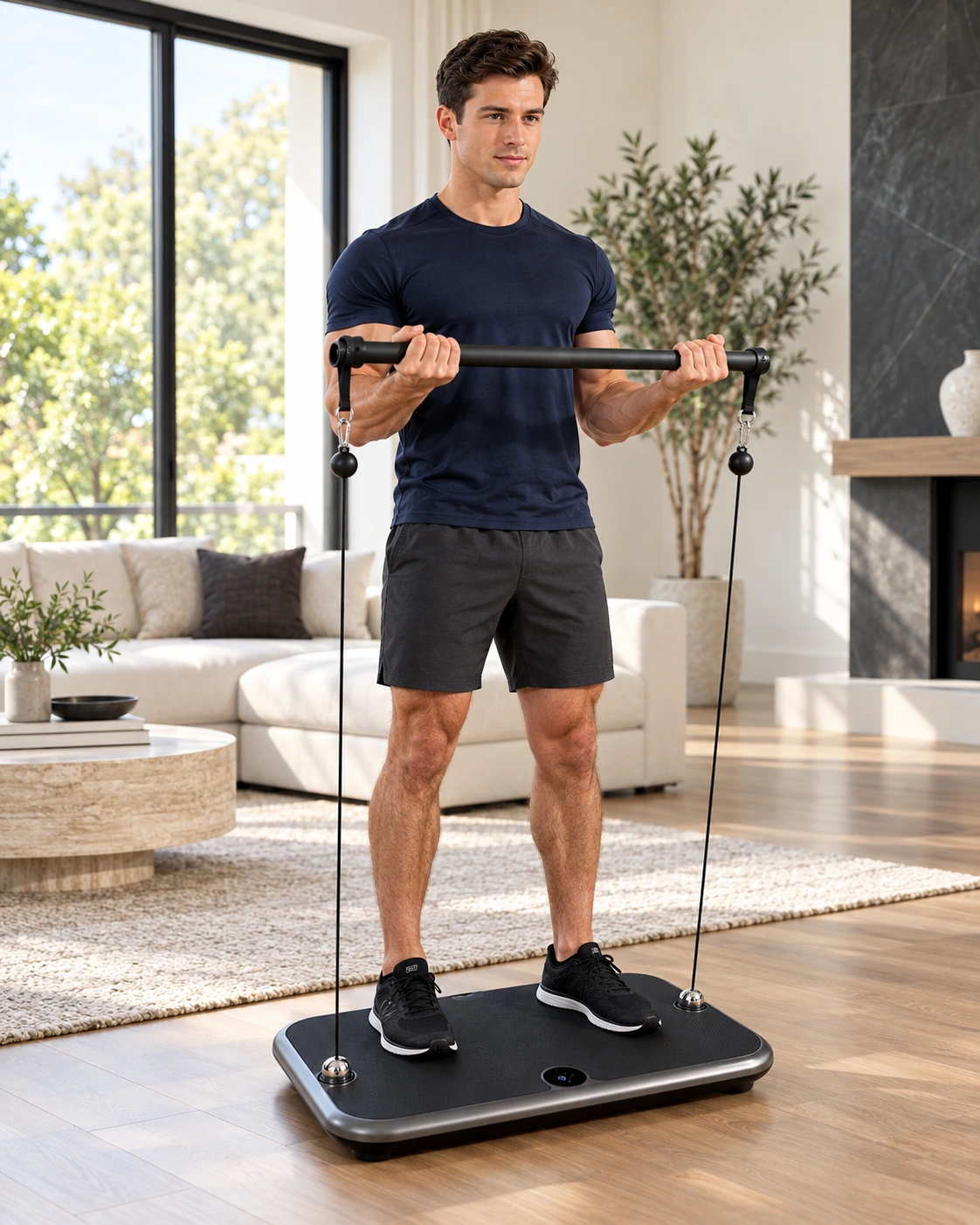 Flexion des biceps avec la plateforme P-Tech