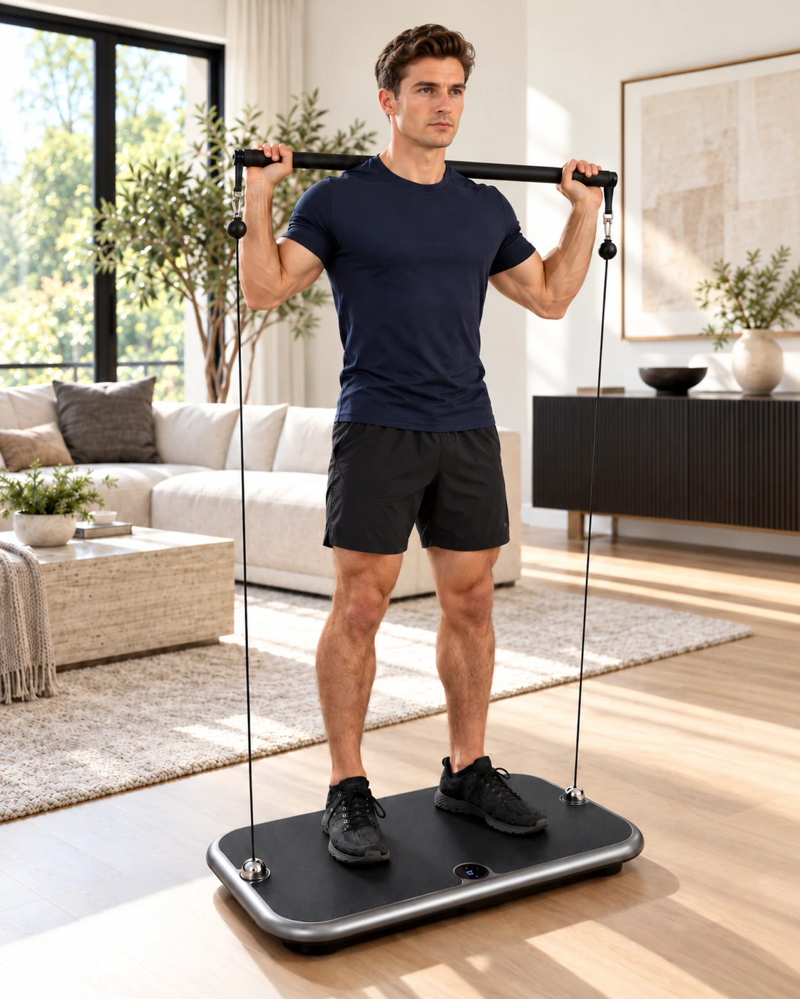 Squat sur la plateforme P-Tech